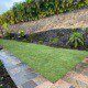 Completed Hawaii turf installation near Kailua Kona. Big island landscaping company.